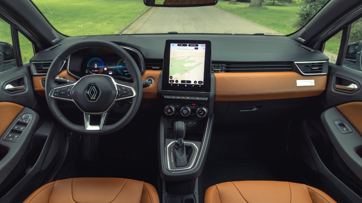 Renault Clio STAM Limit 75 bruin leer interieur