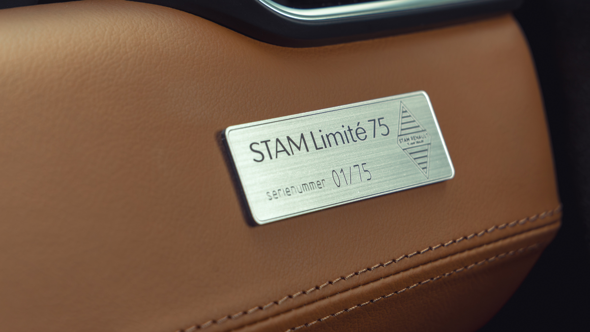 Renault Clio STAM Limit 75 leren details