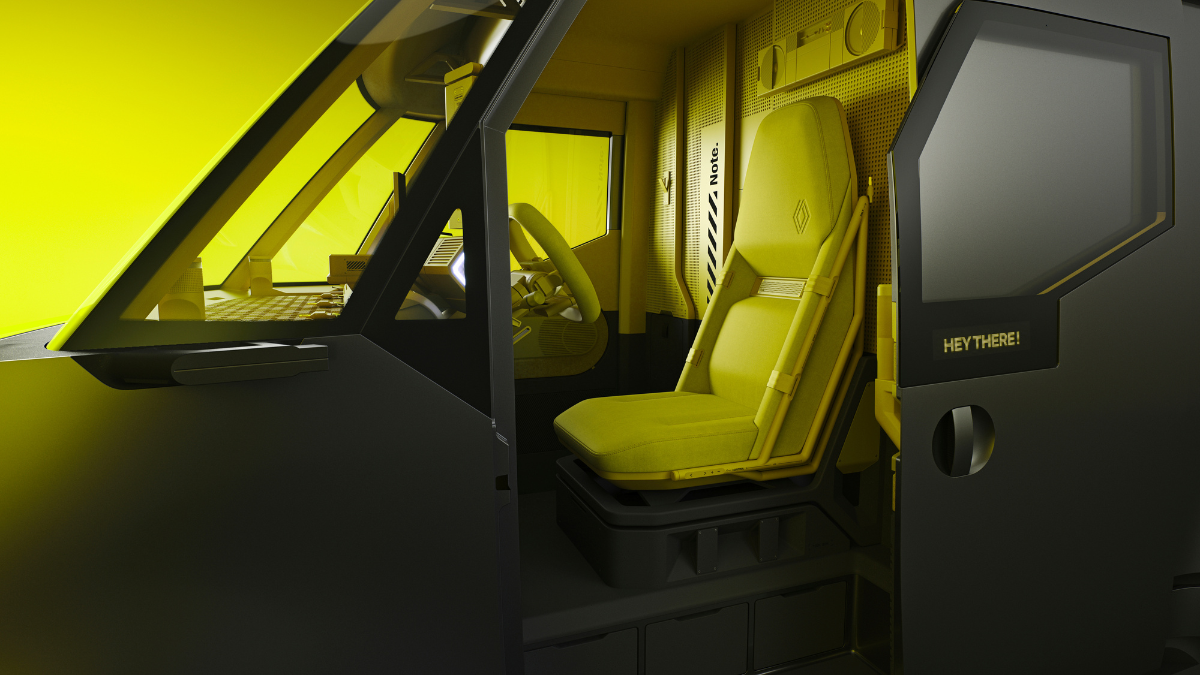 Renault Estafette toekomstig interieur