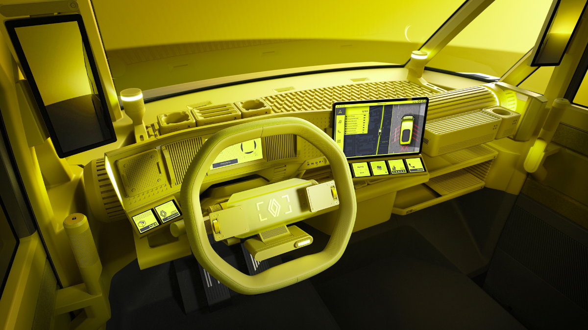 Toekomstig Renault Estafette dashboard