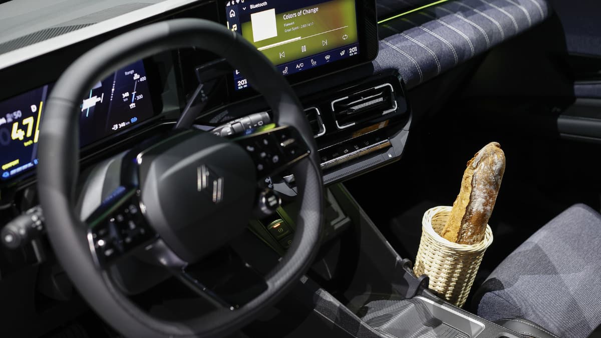 Renault 5 stuur en dashboard